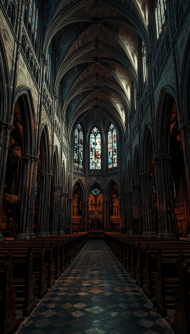 Lucid Origin A Cinematic Photo Of Gothic Cathedral