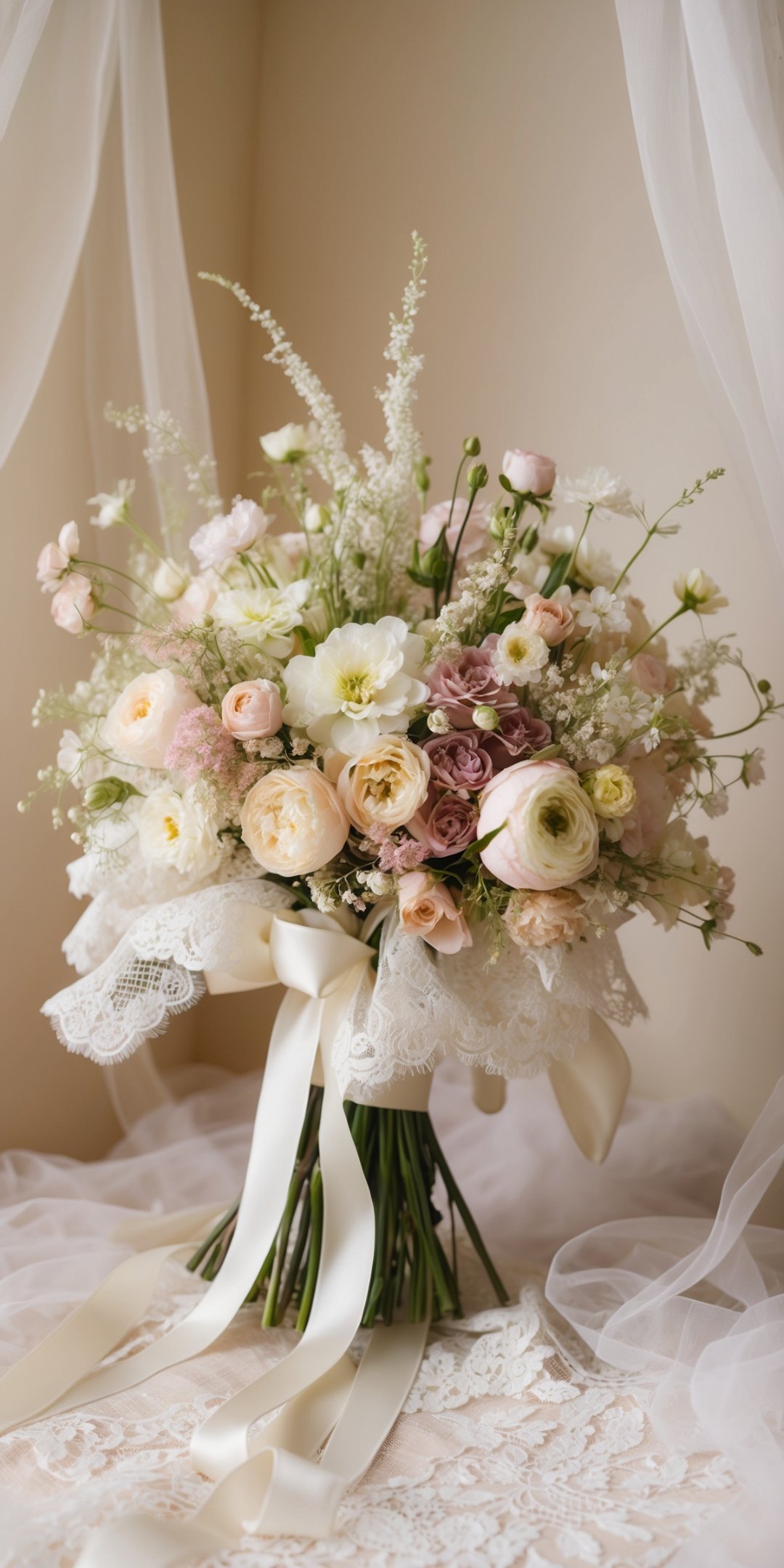Softfocus Romantic Bouquet Featuring An Assortment