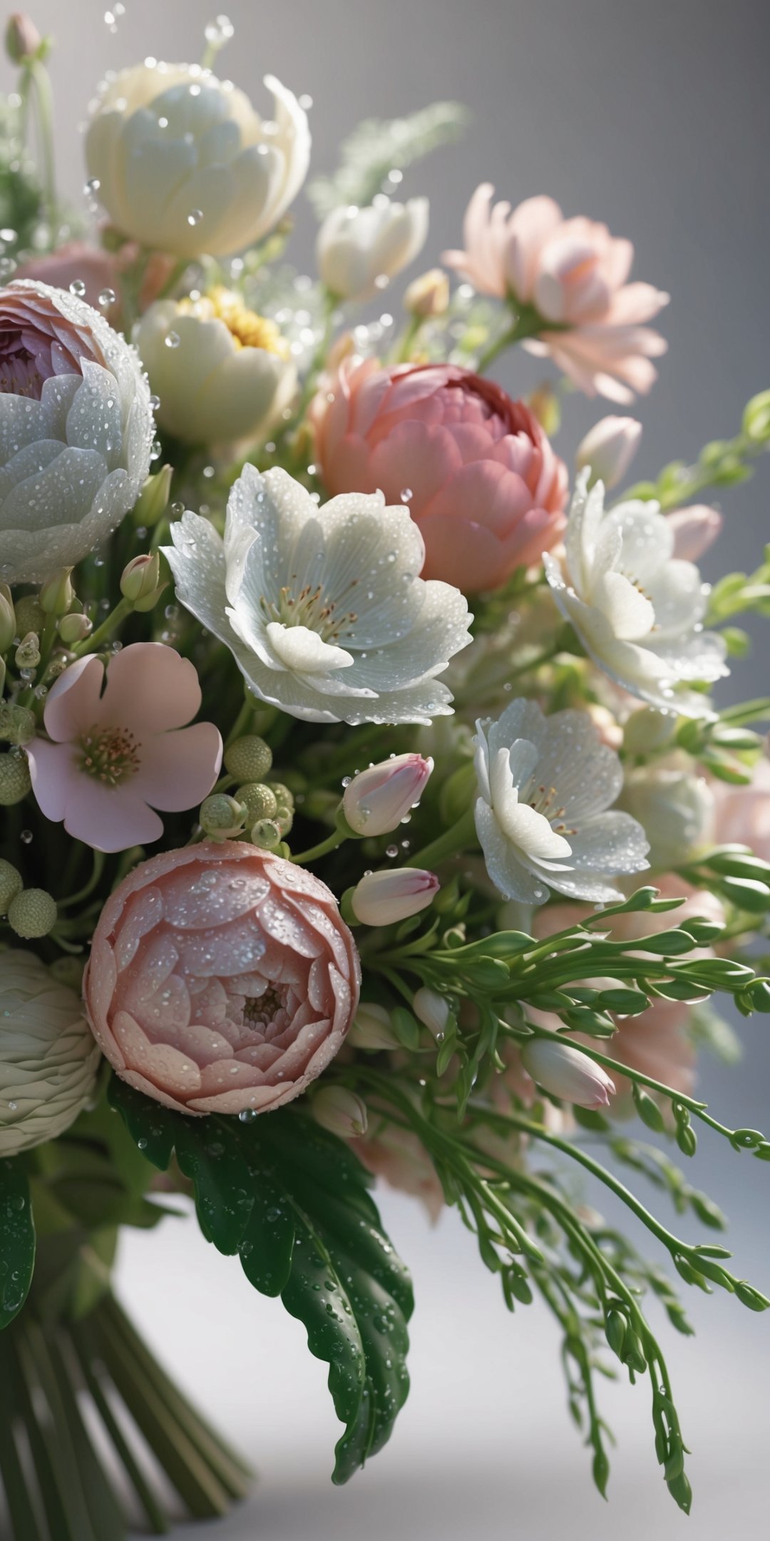 Highdetail CG Render Of A Lush Bouquet With Delica