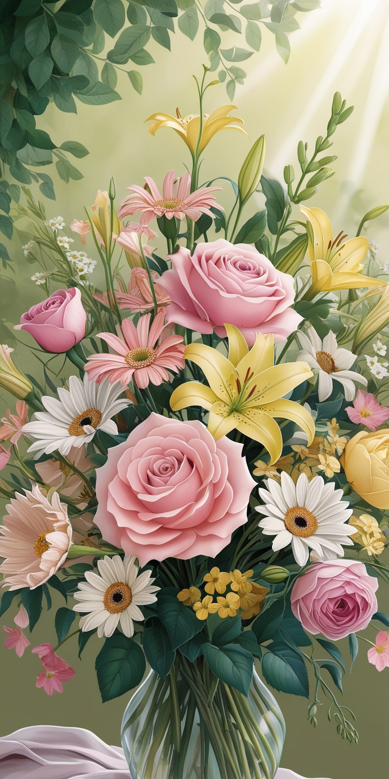 Create A Vibrant And Detailed Illustration Of A Bo