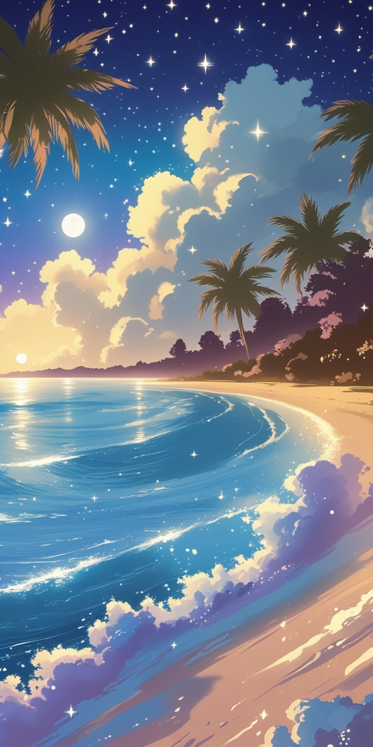 Beautiful Beach with blue sky