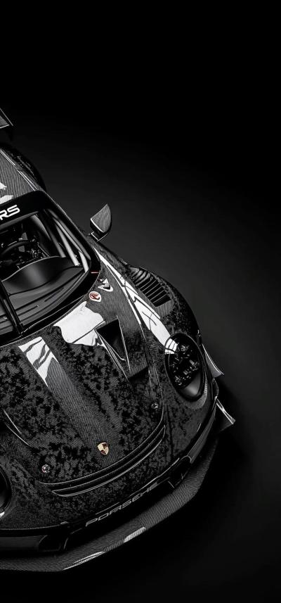 Black Supercar Sports Car