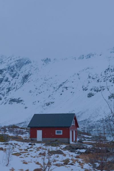Black Snow Mountainous Landforms