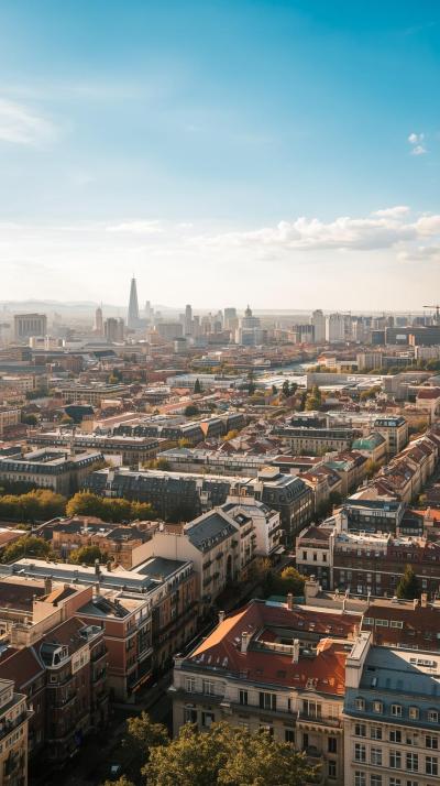 White Urban Area Daytime