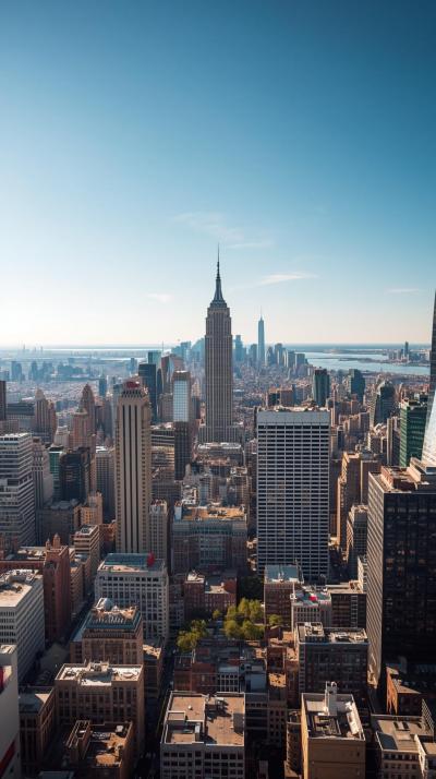 White Skyscraper Urban Area