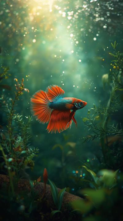 Fish In Nature Wallpaper