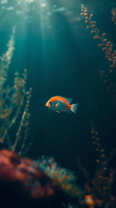 Fish In Nature Wallpaper