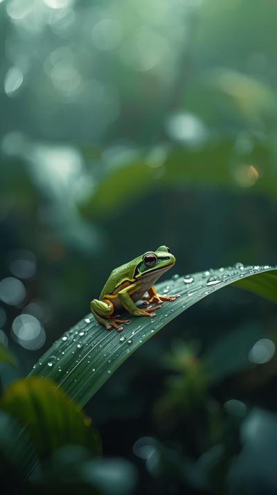 Frog In Nature Wallpaper
