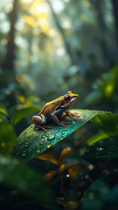 Frog In Nature Wallpaper