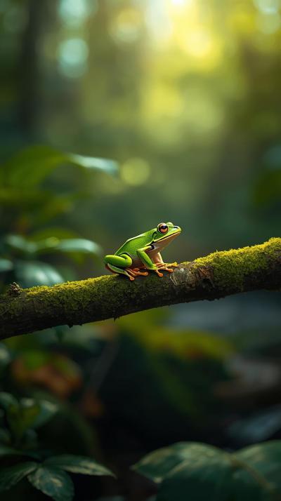 Frog In Nature Wallpaper