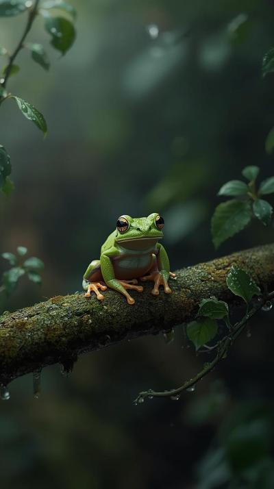 Frog In Nature Wallpaper