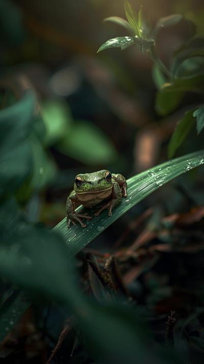 Frog In Nature Wallpaper