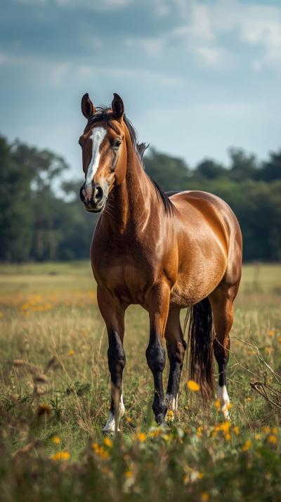 Hors In Nature Wallpaper