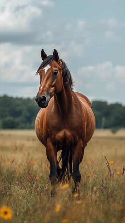 Hors In Nature Wallpaper