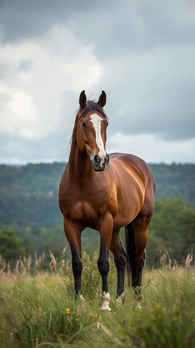 Hors In Nature Wallpaper