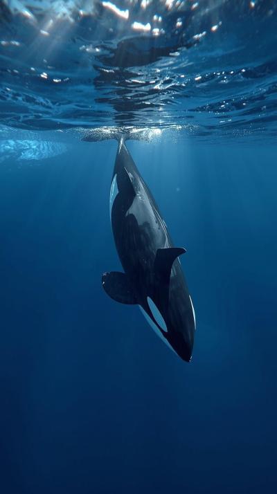 Orca In Nature Wallpaper