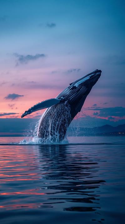 Whale In Nature Wallpaper