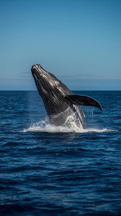 Whale In Nature Wallpaper