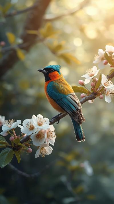 Beautiful Bird In Nature Wallpaper