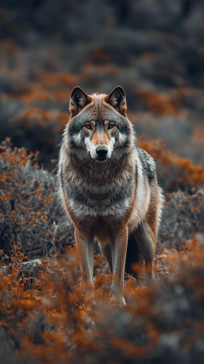 Dire Wolf In Nature Wallpaper