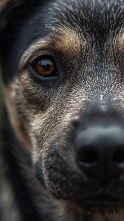 Dog In Nature Wallpaper