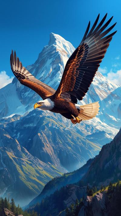 Eagle In Nature Wallpaper