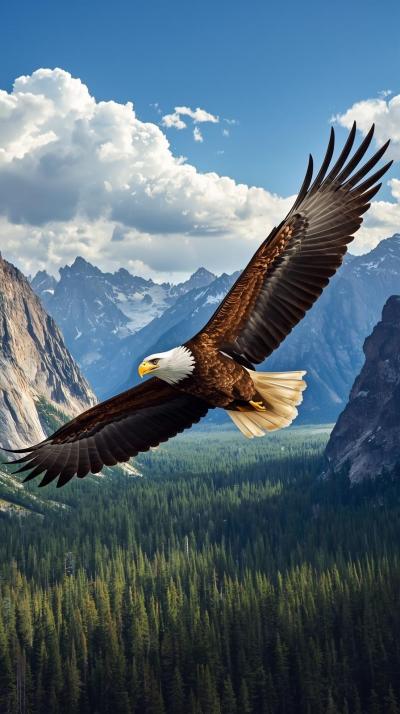 Eagle In Nature Wallpaper
