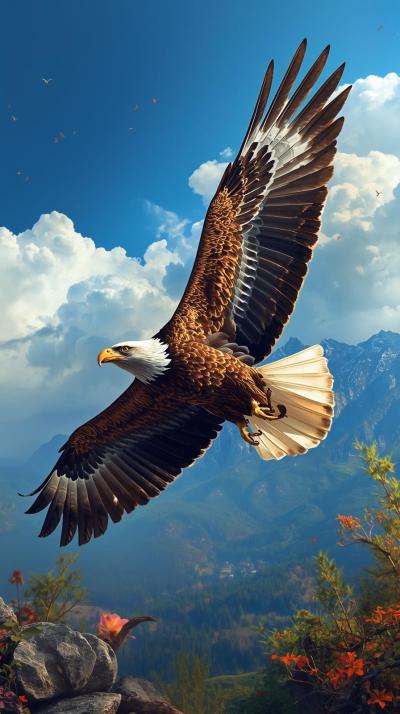 Eagle In Nature Wallpaper