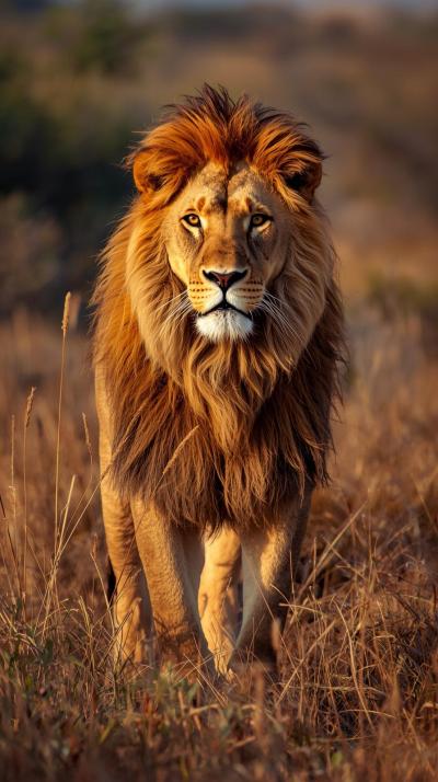 Lion In Nature Wallpaper