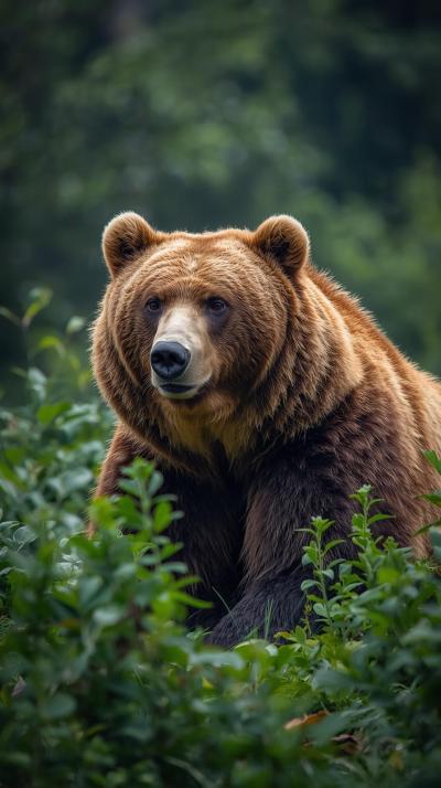 Random Bear In Nature Wallpaper