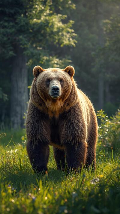 Random Bear In Nature Wallpaper