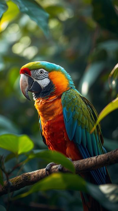 Random Parrot In Nature Wallpaper