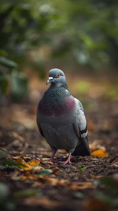 Random Pigeon In Nature Wallpaper
