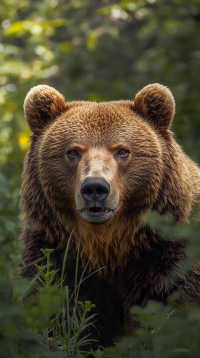 Gray Brown Bear Bear