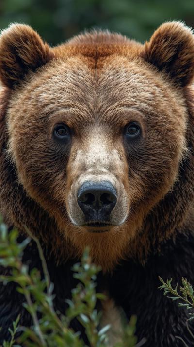 Gray Brown Bear Brown