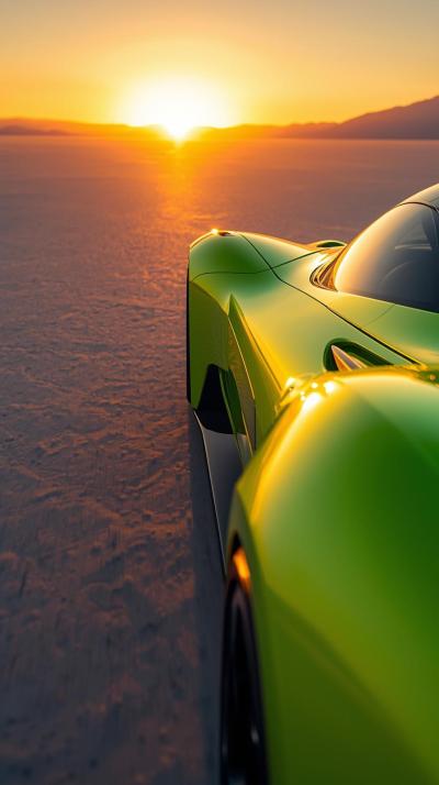 Orange Sports Car Supercar