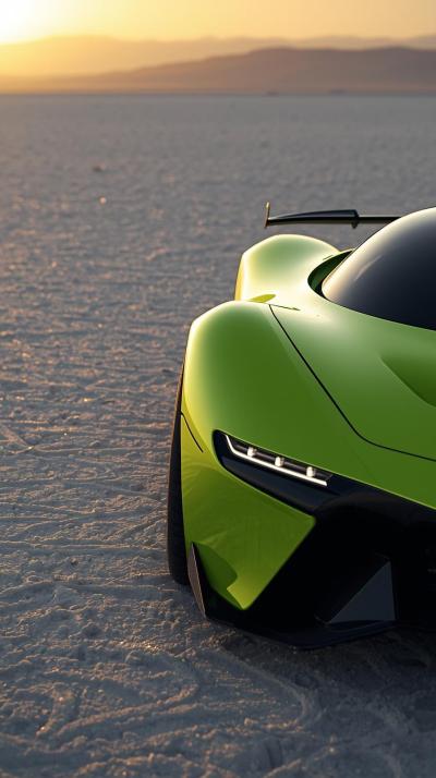 Brown Supercar Sports Car