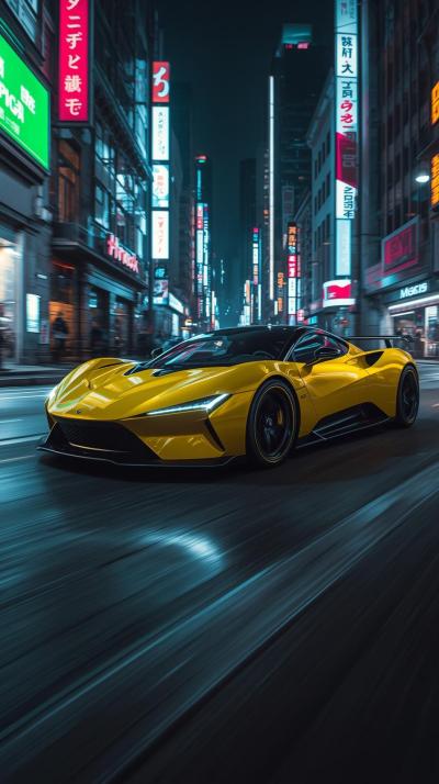 Brown Supercar Sports Car