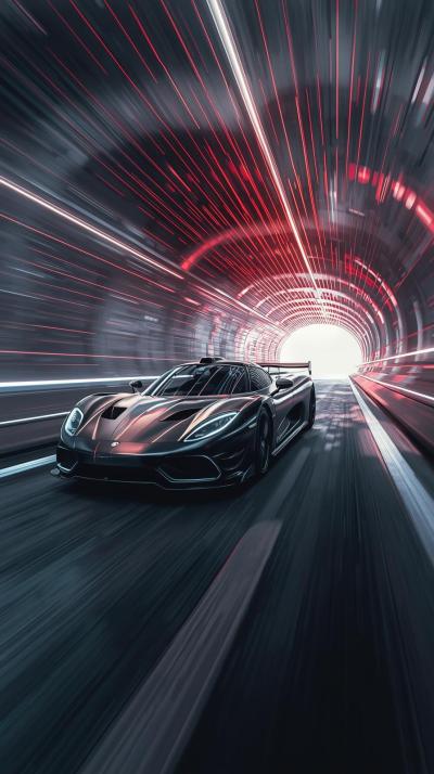 Brown Supercar Sports Car