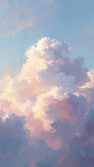 Art Clouds Wallpaper
