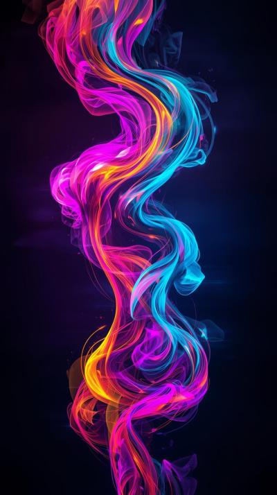 Abstract Neon Shapes