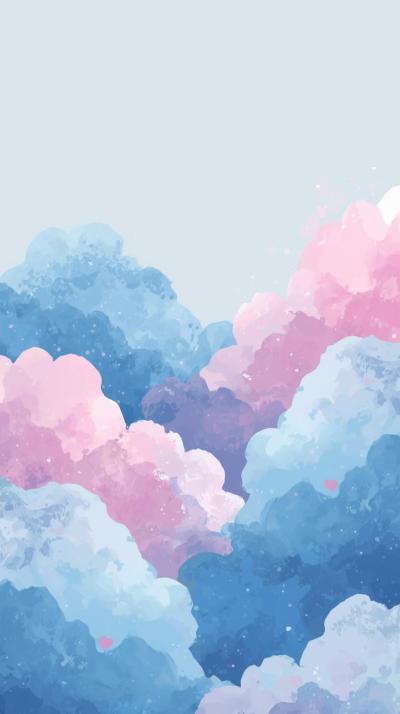 Art Clouds Wallpaper