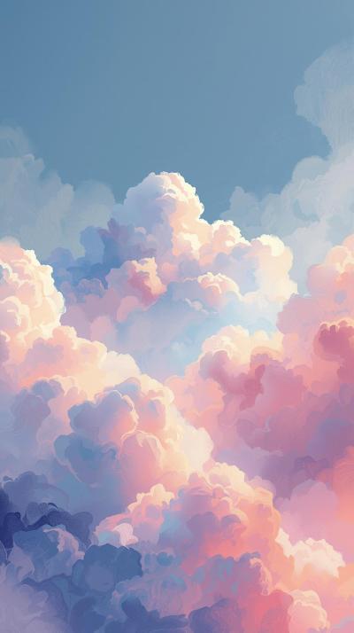 Art Clouds Wallpaper