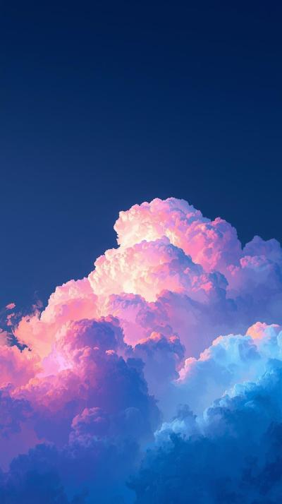 Art Clouds Wallpaper