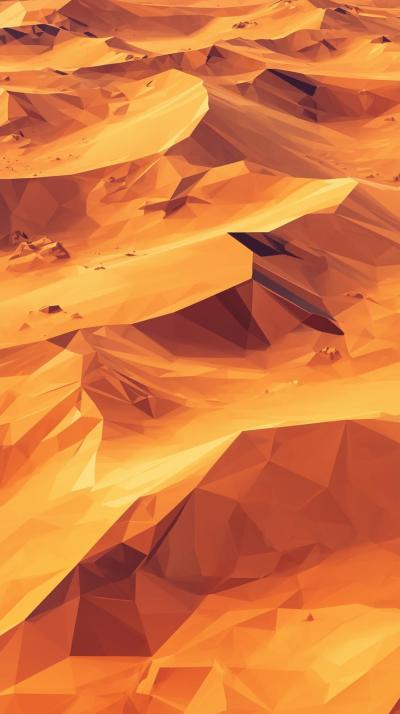 Low Poly Desert Dunes