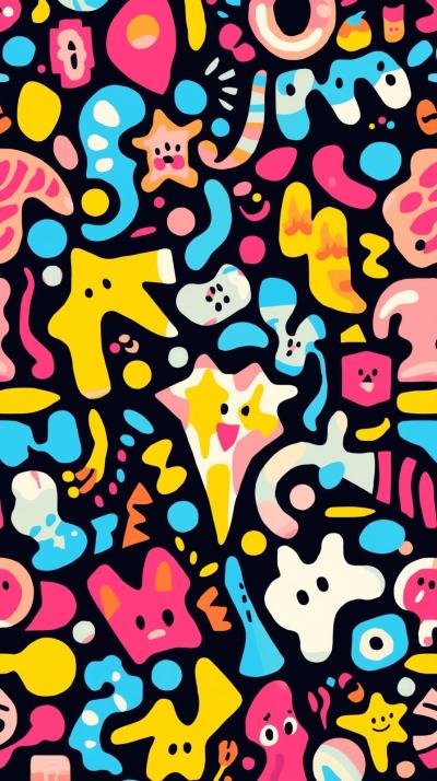 Memphis Pattern BurstMemphis Pattern Burst