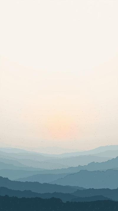 Minimal Japanese Sunrise