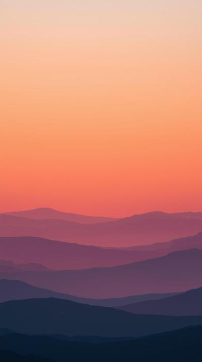 Minimalist Sunset Gradient