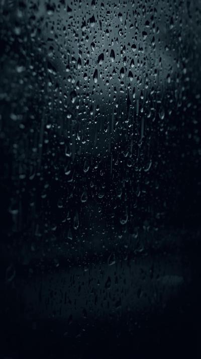Noir Rain On Window