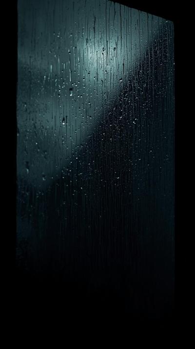 Noir Rain On Window